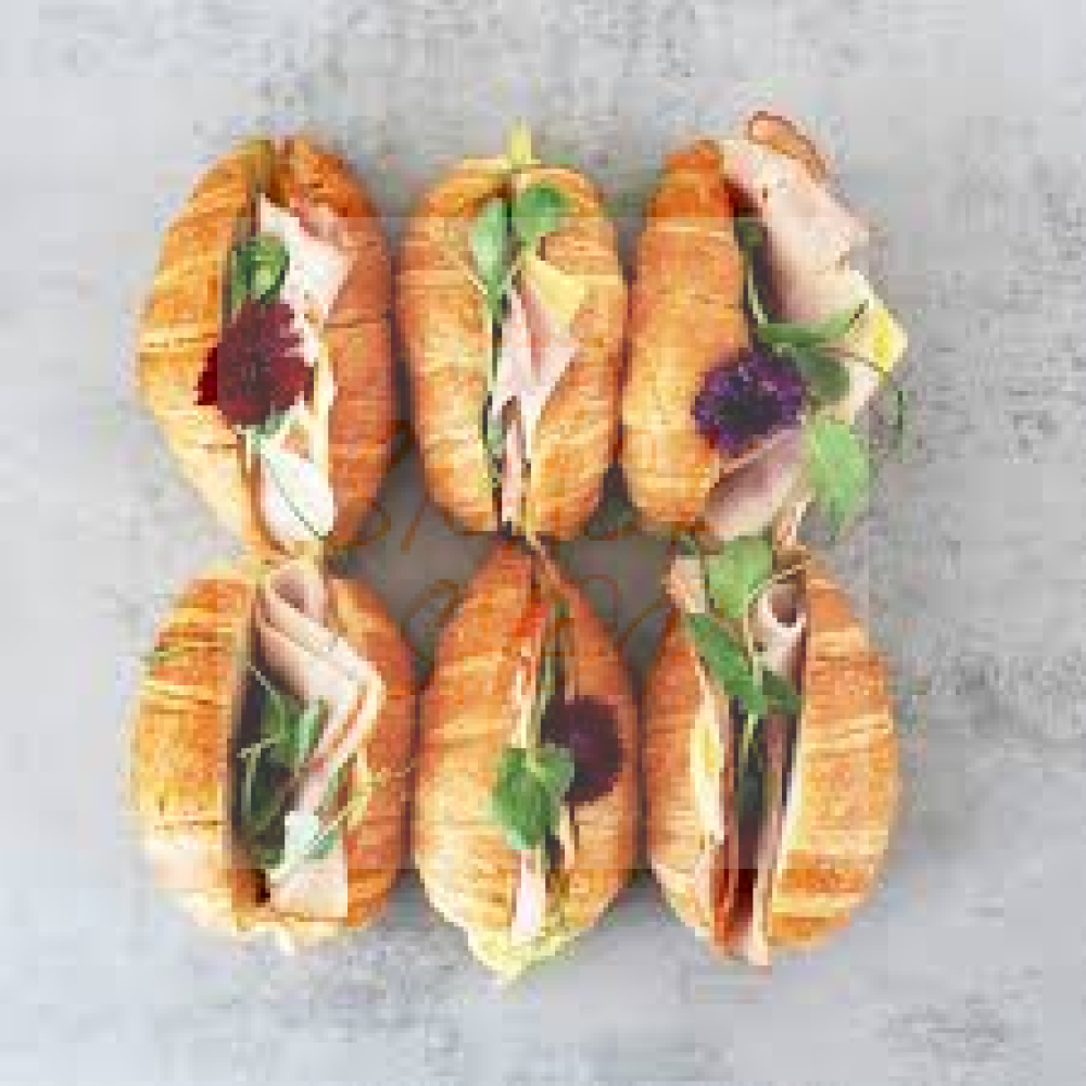 Mini croissant se šunkou